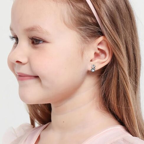 Animal Stud Earrings 925 Sterling Silver Butterfly/Unicorn /Yorkie/Beagle/Axolotl/Frog/Highland Cow/Cow/Panda/Dog/Dino/Cat/Beagle/Schnauzer/Hedgehog/Sloth Animal Jewelry Christmas Gifts for Women in Saudi Arabia