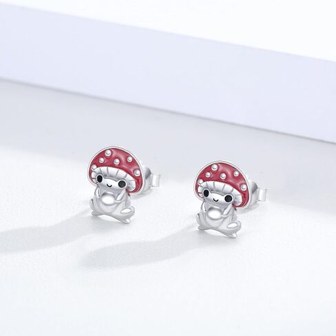 Animal Stud Earrings 925 Sterling Silver Butterfly/Unicorn /Yorkie/Beagle/Axolotl/Frog/Highland Cow/Cow/Panda/Dog/Dino/Cat/Beagle/Schnauzer/Hedgehog/Sloth Animal Jewelry Christmas Gifts for Women in Saudi Arabia