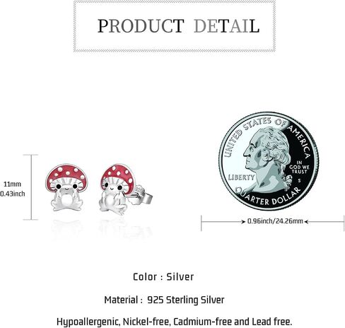 Animal Stud Earrings 925 Sterling Silver Butterfly/Unicorn /Yorkie/Beagle/Axolotl/Frog/Highland Cow/Cow/Panda/Dog/Dino/Cat/Beagle/Schnauzer/Hedgehog/Sloth Animal Jewelry Christmas Gifts for Women in Saudi Arabia