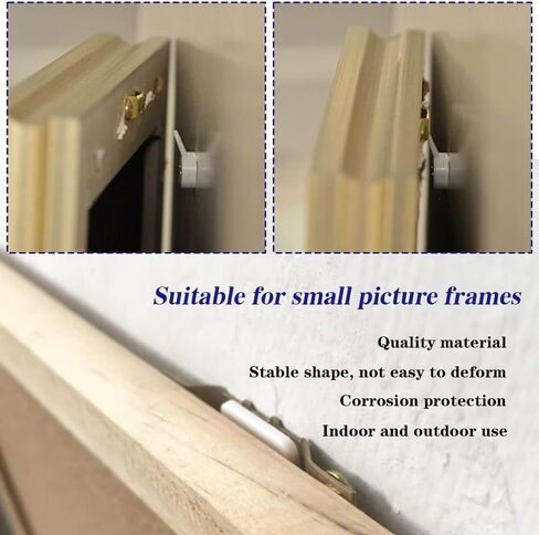 70 قطعة شماعات صور صغيرة سوداء مسننة و140 قطعة طقم براغي من الصلب لتعليق الصور لتعليق الصور واللوحات والأعمال الفنية HE006-B in Kuwait