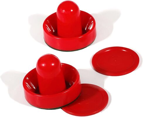 Hathaway Air Hockey Strikers and Puck Set, Red, 3.75/2.875-Inch (BG1007) in Kuwait