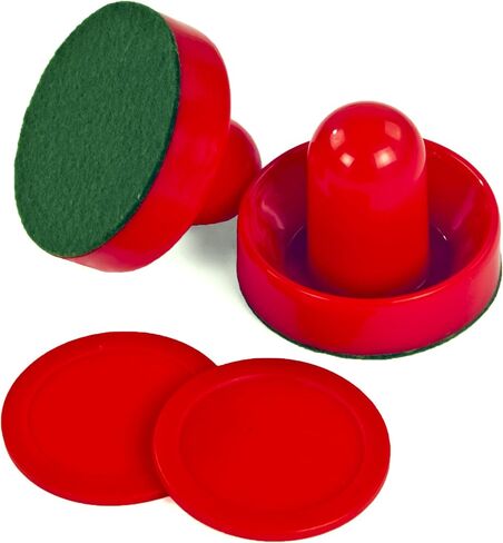 Hathaway Air Hockey Strikers and Puck Set, Red, 3.75/2.875-Inch (BG1007) in Kuwait