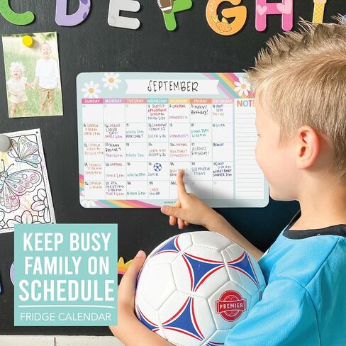 Retro Magnetic Calendar For Refrigerator Dry Erase - Magnetic Fridge Calendar Dry Erase Magnetic Whiteboard For Fridge, Refrigerator Calendar Magnetic Dry Erase Calendar, Magnet Calendar For Fridge in Saudi Arabia