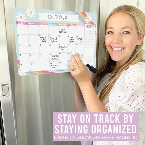 Retro Magnetic Calendar For Refrigerator Dry Erase - Magnetic Fridge Calendar Dry Erase Magnetic Whiteboard For Fridge, Refrigerator Calendar Magnetic Dry Erase Calendar, Magnet Calendar For Fridge in Saudi Arabia