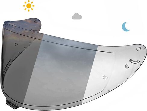 Coruilong RF-1400 Visor with UV Protection Photochromic CWR-F2 Shield (Transition from Clear to Somek) for Z8, NXR2 Motorcycle Helmet Visor in Saudi Arabia