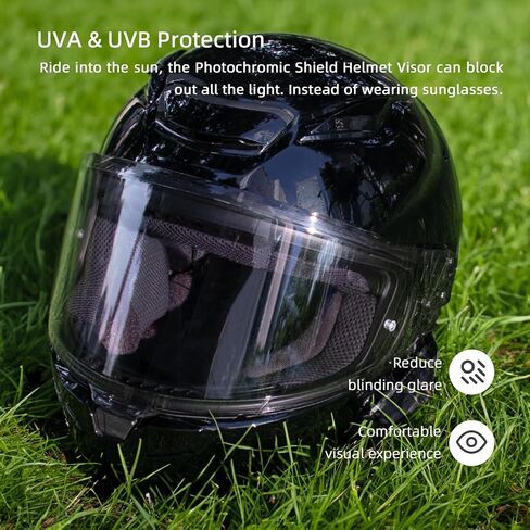 Coruilong RF-1400 Visor with UV Protection Photochromic CWR-F2 Shield (Transition from Clear to Somek) for Z8, NXR2 Motorcycle Helmet Visor in Saudi Arabia