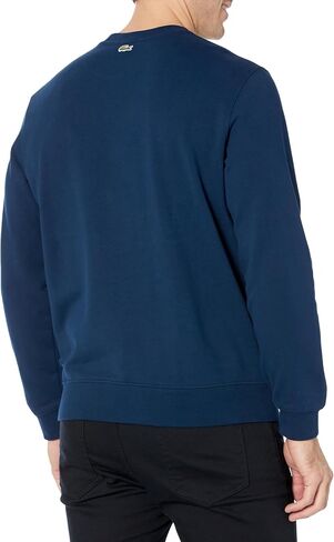 Lacoste Men's Large Croc Graphic Crew Neck Sweatshirt in Saudi Arabia