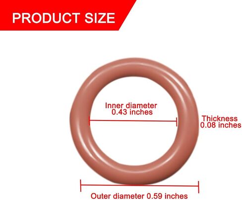 BELOMI 50PCS O-Ring Replacement, OEM#11105 Vehicle Oil Drain Plugs, Nitrile Rubber Automobile Transmission Engine Gasoline Sealing Gasket Rings, Universal for SUV, Truck, Motorcycle（Black） in Saudi Arabia