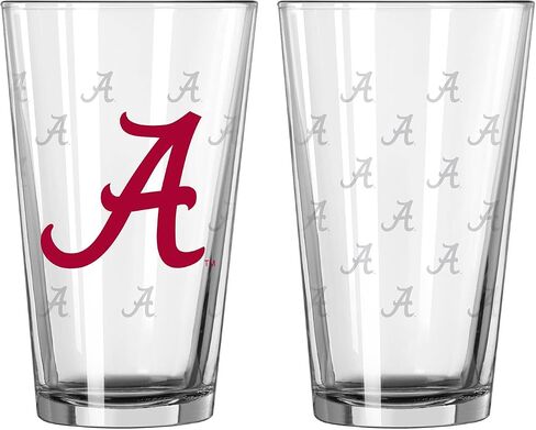 logobrands NCAA unisex-adult NCAA Pint Glass in Saudi Arabia