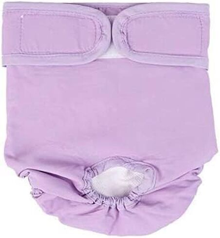 عبوة من 3 حفاضات للكلاب، سراويل داخلية نسائية قابلة لإعادة الاستخدام وقابلة للغسل للجراء غير المدربين، والكلاب في حالة الحرارة، والحيض وسلس البول (متوسط) in Kuwait