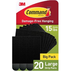 Command Large (15 lb) Picture Hanging Strips, 20 Pairs (40 Strips) in Kuwait