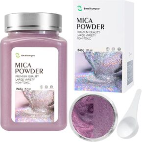 Mica Powder, 36 Colors (10g), Pigment for Epoxy Resin, Soap, Bath Bomb in Kuwait