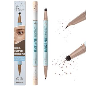 2 Pack Freckle Pen Set – 2-in-1 Dual Ended Microblading Pen & Freckle Stamp, 2 Different Color Combos,Waterproof & 24HR Longwear, Precise 15° Tip for Natural Lifelike Freckle Makeup. in Kuwait