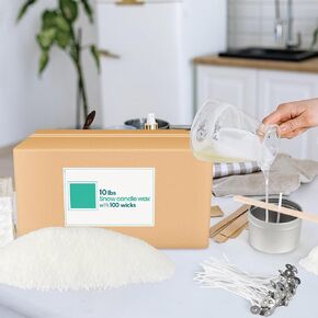 10 lb Soy Wax DIY Candle （Flakes & Soft）,Natural Soy Wax Candle in Kuwait