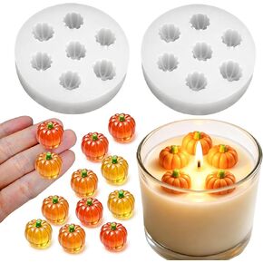 Halloween Pumpkin Candle Molds, Set of 4 Thanksgiving Pumpkin Molds in Kuwait