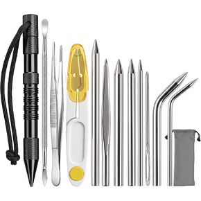 Hanmir 12-Piece Paracord FID Tool Kit with Marlinspike and Lacing Needles in Kuwait