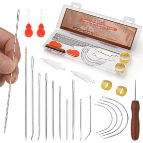 TLKKUE 22 Pcs Heavy Duty Sewing Needles Kit with Hand Sewing Needles in Saudi Arabia