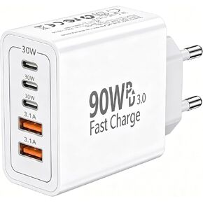 [معتمد من Apple MFi] شاحن iPhone 20W USB-C سريع، 2 حزمة محول طاقة USB-C 20W مع 2 حزمة 6FT USB C إلى كابل سلك مزامنة الشحن Lightning متوافق مع iPhone 14/13/12/11/XS/XR/X/ إس إي/ آيباد/ إيربودز in Kuwait
