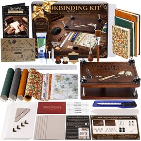 FOGWOWO 152Pcs Book Binding Kits with 7.9" x 11.6" Book Press for DIY Craft in Kuwait