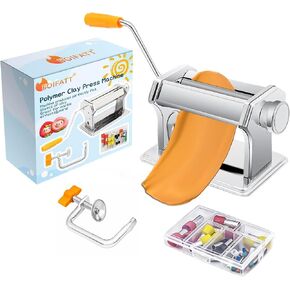 Polymer Clay Press Machine,Clay Rolling/Roller Machine,6 Thickness Options in Kuwait