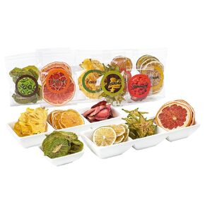 Natural Dried Fruit Kit for DIY Crafts - 7 Packs, Perfect for Soap Making, Candle Making, Resin Jewelry, Bath Bombs, and Nail Art - Includes Grapefruit Strawberry Kiwi Orange Pineapple Lime Starfruit in Kuwait