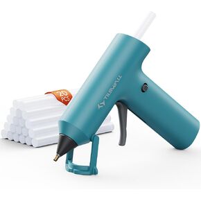 Tilswall Cordless Hot Glue Gun W106s with Rechargeable 2Ah Blue in Saudi Arabia
