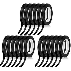 Audab 6 Rolls 1/4 Pinstripe Tape Vinyl Chart /White Board Tape Lines Dry Erase Whiteboard Thin Tape Pinstriping Graphic Grid Marking Tape in Kuwait