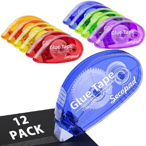 Secopad Scrapbook Tape, 12 Pack Glue Tape, Light-Colored Shell in Kuwait