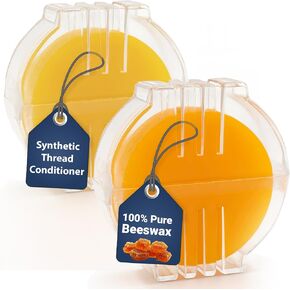 Thread Wax and Thread Conditioner - Contains Beeswax for Sewing and Gloss Threads Waxer. Magic Conditioner for Hand Sewing Embroidery. Hand Quilting Supplies to Strengthen and Reduce Knots in Saudi Arabia