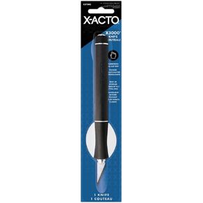 X-ACTO Rubber-Barrel Hobby Knife, X3000 Knife, Includes Three #11 Blades - Textured Grip, Makes Precise Cuts in Saudi Arabia