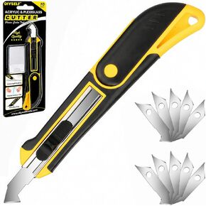 DIYSELF Professional Plexiglass Cutter, Acrylic Cutter with 10 SK5 Blades in Kuwait