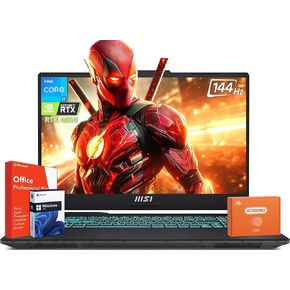 MSI GF63 Thin 9SC-068 15.6" Gaming Laptop, Thin Bezel, Intel Core i5-9300H, NVIDIA GeForce GTX1650, 8GB, 256GB NVMe SSD in Saudi Arabia