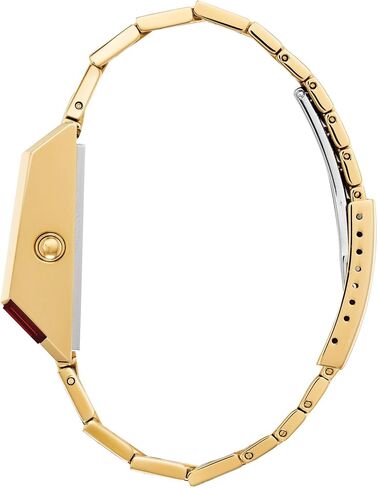 Bulova Mens Archive Series LED Computron Gold Stainless Steel Watch, Red LED Display Style: 97C110 in Kuwait