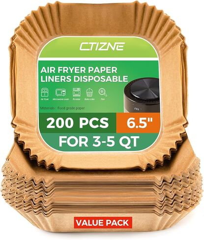 Air Fryer Liners Disposable, 150Pcs Parchment Paper 8" Square for 5-8QT in Kuwait
