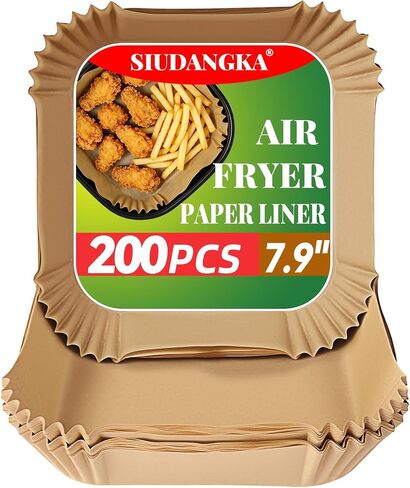 125Pcs Air Fryer Liners Disposable Parchment Paper for Ninja Air Fryer in Kuwait