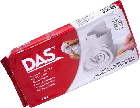DAS Modeling Clay Air Hardening, White, 2.2lb, 1 Count in Kuwait
