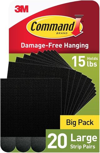 Command Large (15 lb) Picture Hanging Strips, 20 Pairs (40 Strips) in Kuwait