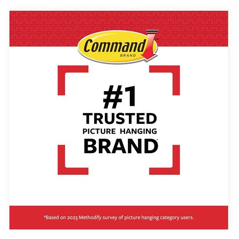Command XL Heavyweight Picture Hanging Strips, 20 lb Capacity, 32 Pairs (64 Strips), White Adhesive, Damage-Free Wall Hangers for Home Decor in Saudi Arabia