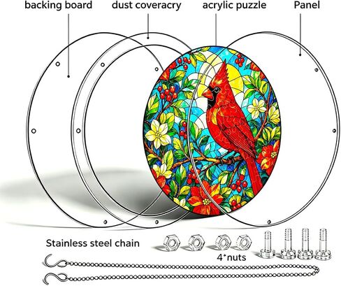 Acrylic Suncatcher Puzzles for Adults, Puzzle Sun Catcher Window Hanging in Saudi Arabia
