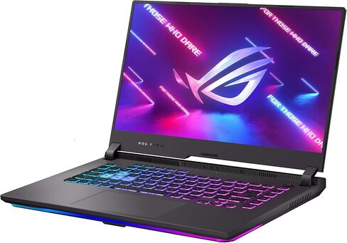 ASUS ROG Strix G15 (2021) Gaming Laptop, 15.6" 300Hz IPS Type FHD Display, NVIDIA GeForce RTX 3070, AMD Ryzen R9-5900HX, 16GB DDR4, 1TB PCIe NVMe SSD, RGB Keyboard, Windows 10, G513QR-ES96 in Saudi Arabia