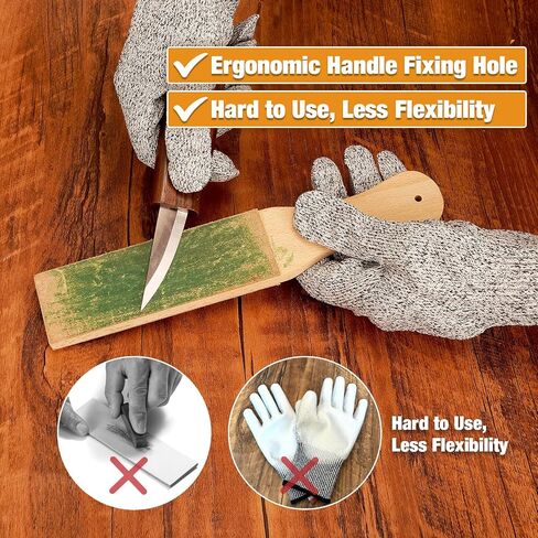 Wood Carving Kit, 24Pcs Wood Carving Tools with Storage Bag, Wood Whittling Knife Kit with 4pcs Templates & 6pcs Basswood Blocks for DIY Beginners in Saudi Arabia