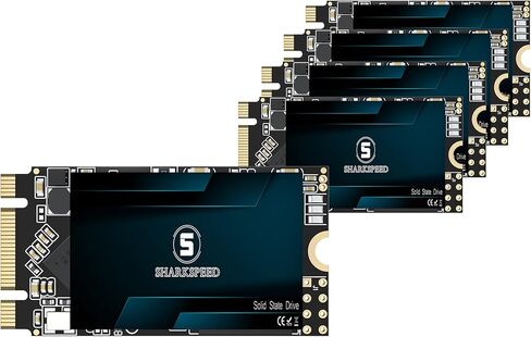 2242 NGFF 128GB M.2 SSD SHARKSPEED Plus Internal M2 SSD 3D NAND SATA III 6 Gb/s,Solid State Drive for Notebooks Desktop PC (M.2 2242 128GB) in Kuwait