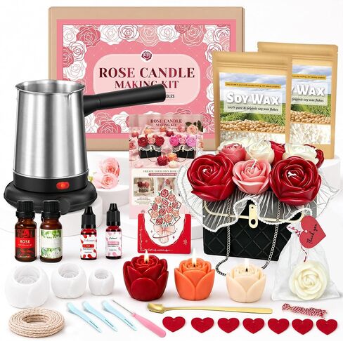 Soy Wax Scented Candle Making Kit for Adult with Electric Wax Melter 3lb in Kuwait