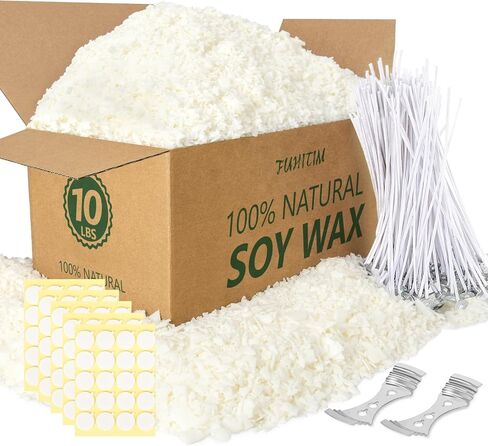 FUHITIM Soy Candle Wax for Candle Making 10 lbs Bag in Saudi Arabia