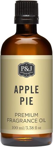 P&J Trading Fragrance Oil | Apple Pie Oil 100ml - Candle Scents for Candle Making, Freshie Scents, Soap Making Supplies, Diffuser Oil Scents in Kuwait