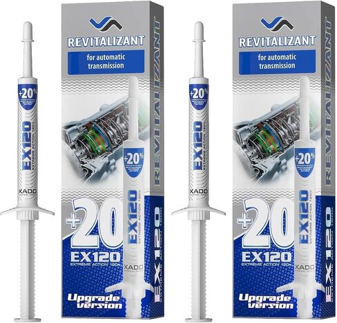 إصلاح ناقل الحركة الأوتوماتيكي XADO EX120 - علاج لناقل الحركة CVT وأنواع علبة التروس الأخرى | مادة إضافية وواقية من ATF - تقلل من الالتصاق والارتجاف والانزلاق in Kuwait