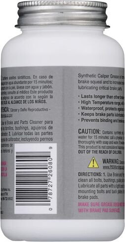 Versachem 26080 Synthetic Caliper Grease - 8 oz. Bottle with Brush in Kuwait