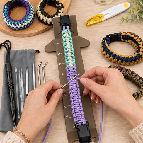 Hanmir 12-Piece Paracord FID Tool Kit with Marlinspike and Lacing Needles in Kuwait