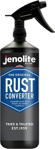 JENOLITE Rust Converter Trigger Spray | Rust Reformer | Convert Rust Into A Ready to Paint Surface | Neutralise & Prevents Rust | 1 Litre (33.8 fl oz) in Kuwait