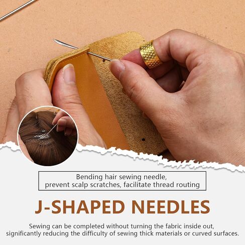 TLKKUE 22 Pcs Heavy Duty Sewing Needles Kit with Hand Sewing Needles in Saudi Arabia